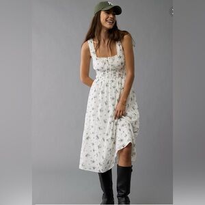 SOLD OUT NWT Summer Graduation Cotton American Eagle Floral Dress Size Large